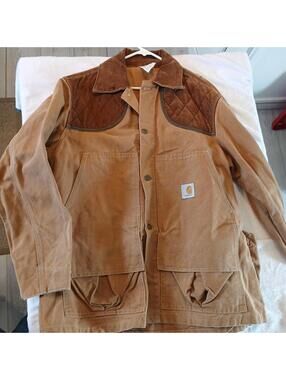 RARE Vintage Carhartt Jacket Size Large With Game Bag Extremely Rare VTG